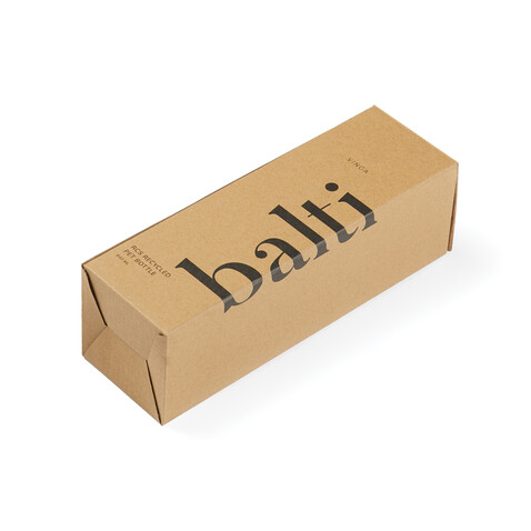 VINGA Balti 600ml Flasche aus RCS recyceltem PET grün bedrucken, Art.-Nr. V433017