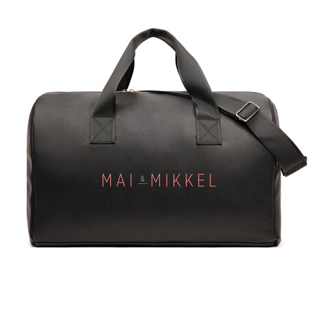 VINGA Bermond Wochenendtasche aus RCS recyceltem PU schwarz bedrucken, Art.-Nr. V707001 VINGA Bermond Wochenendtasche aus RCS recyceltem PU schwarz bedrucken, Art.-Nr. V707001